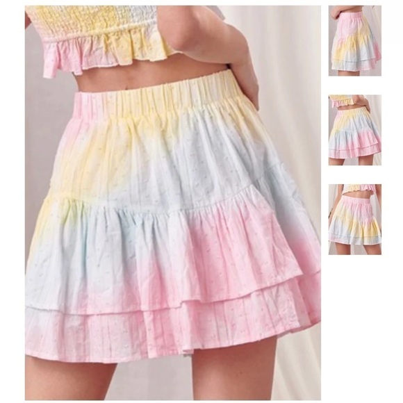 Storia Tie Dye Skirt 🌸🌻 LSF Vibes! Size M - Picture 3 of 7